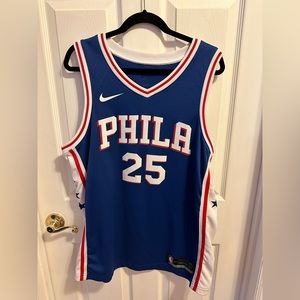 Nike Dri-fit Phila Simmons #25 Jersey